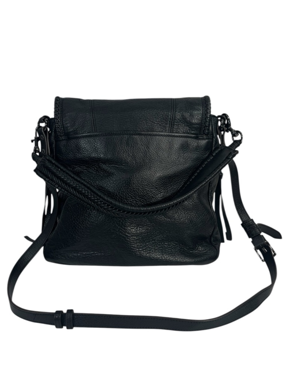 Aimee Kestenberg All For Love Convertible Shoulder Leather Bag in Black - Picture 6 of 10